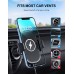 OBRFFE Wireless Car Charger Mount [QC 3.0 Car Charger Included], Max 15W Qi Fast Charging Phone Mount for Car Air Vent Compatible with iPhone 13 12 11 Pro Max/XR/XS/X, Galaxy Note 20/S21/S20, etc